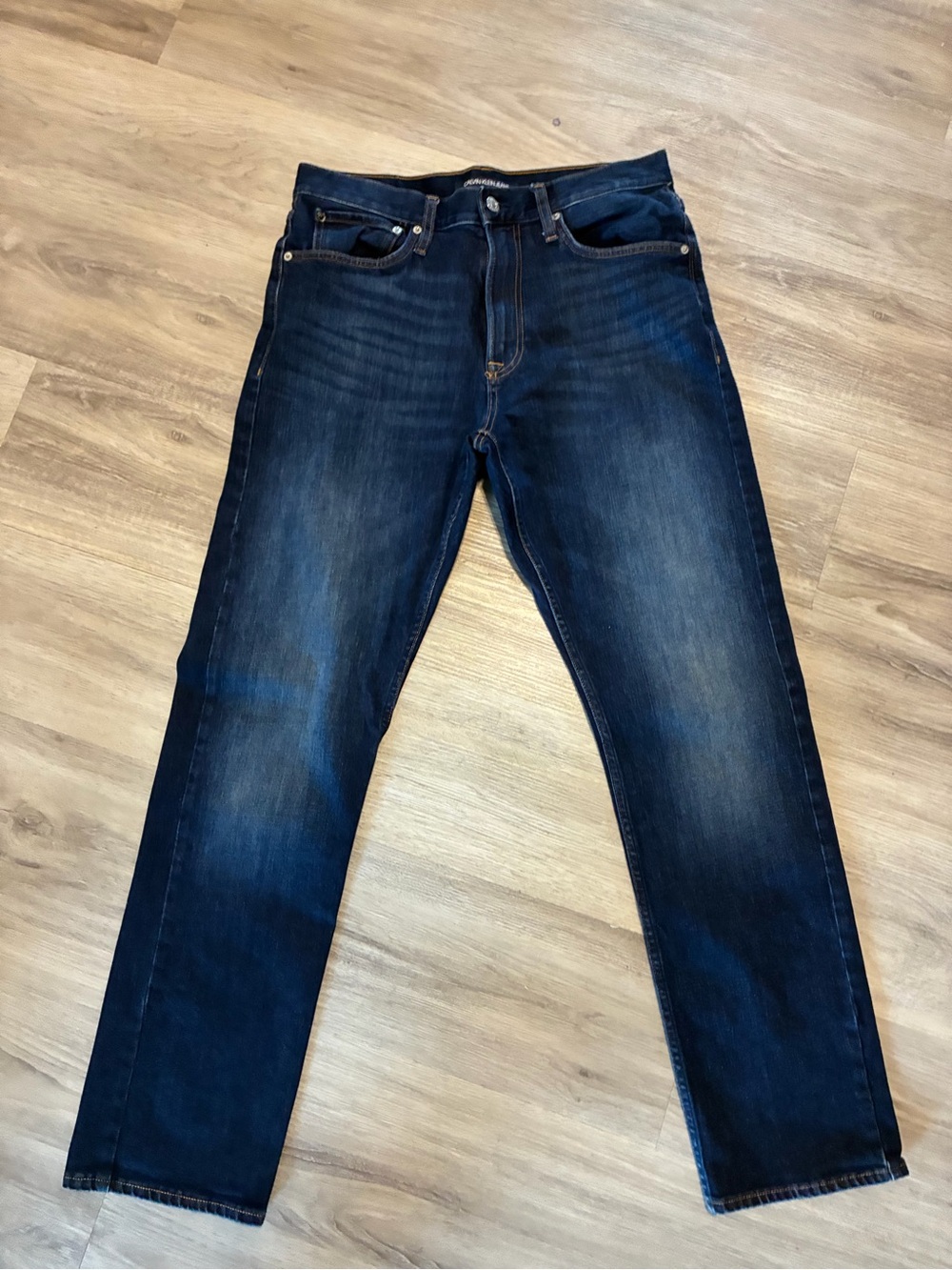 Men's Calvin Klein Dark Blue Slim Straight Jeans 32x32